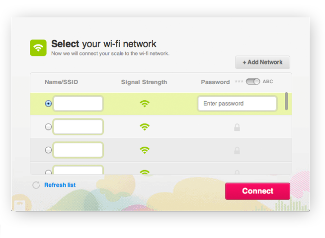 Utilisation d'un ordinateur Wi-Fi : Sélectionnez votre réseau Wi-Fi